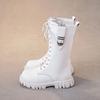 Girls' Boots Autumn/Winter British Style Children's Martin Boots Middle aged Princess Boots Girls' Tall Boots