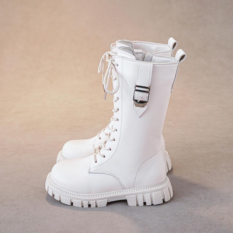Girls' Boots Autumn/Winter British Style Children's Martin Boots Middle aged Princess Boots Girls' Tall Boots