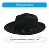 Costume Hat  Fedoras Hat Musical Festival Hat Adult Winter Autumn Party Hat Unisex Headwear Stage Show Bowlers Hat