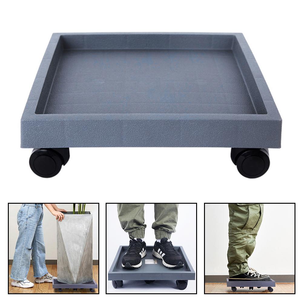 Do użytku zewnętrznego Pojemnik na rośliny Taca Taca z kółkami Ruchoma Taca do przesuwania roślin Ogrodnictwo zewnętrzne Jak pokazano Odporna na zużycie