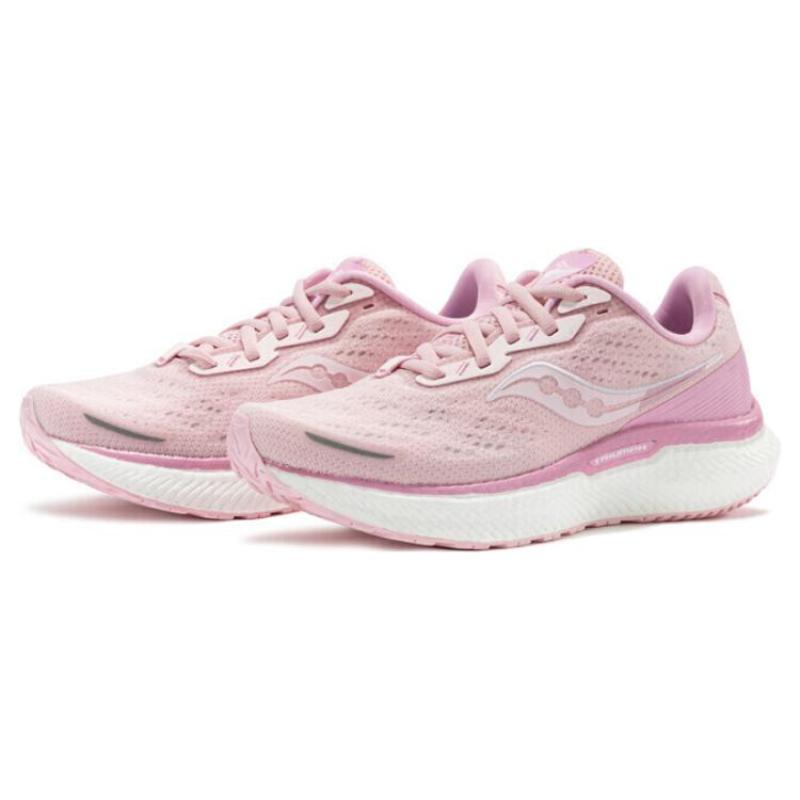 SAUCONY Triumph 19 Running Shoes Unisex Low-top Pink/white Saucony S20678-100