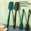 Integrated High-Temperature Resistant Food-Grade Silicone Spatula Set for Home Use: Cake Spatula & Buttercream Spreader Baking T