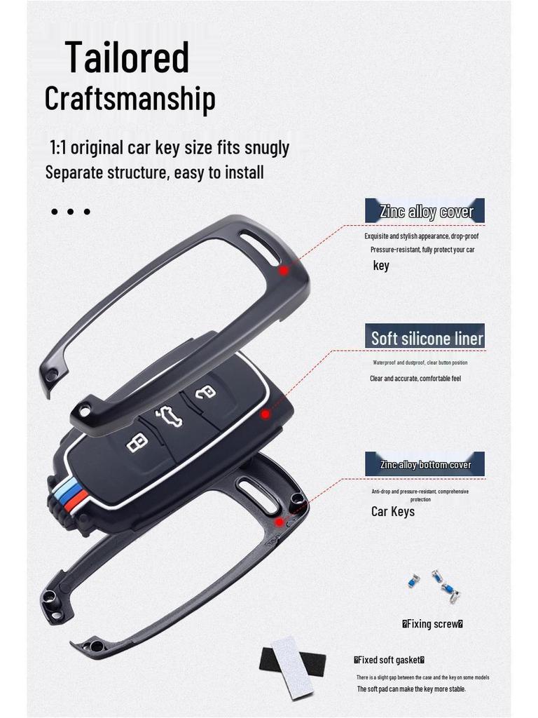 Geely Car Key Case for Emgrand GS, Boyue, New Million, GL, Borui, Vision S1, X3/6 Models
