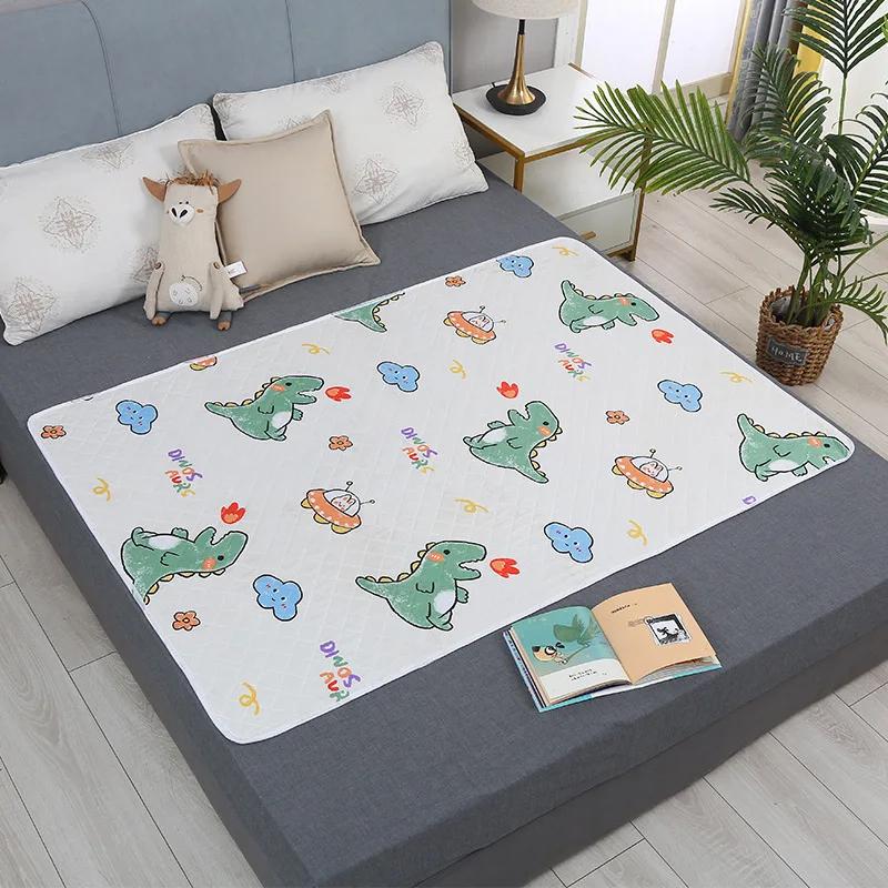 Waterproof Bed Pee Pad Washable Absorbent Mattress Protector For Kids Elderly Underpad Leakproof Bed Sheet Sofa Bed Wetting Mat