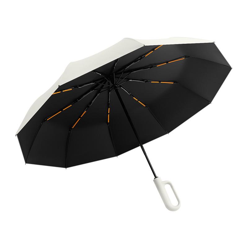 23" Double Rib Dual-Use Automatic Umbrella: Sun & Rain Protection for Two