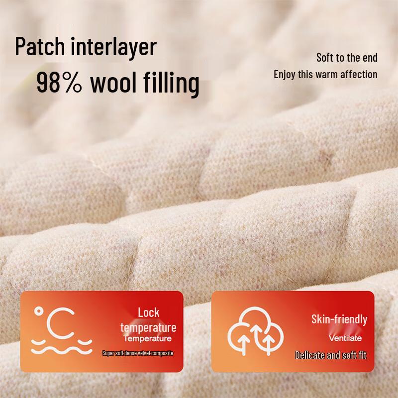 Men's High-Waist Thermal Base Layer Pants with Knee Protection