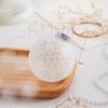 Champagne Gold Christmas Tree Ornaments: Spherical, Pine Cone, and Snowflake Shapes.