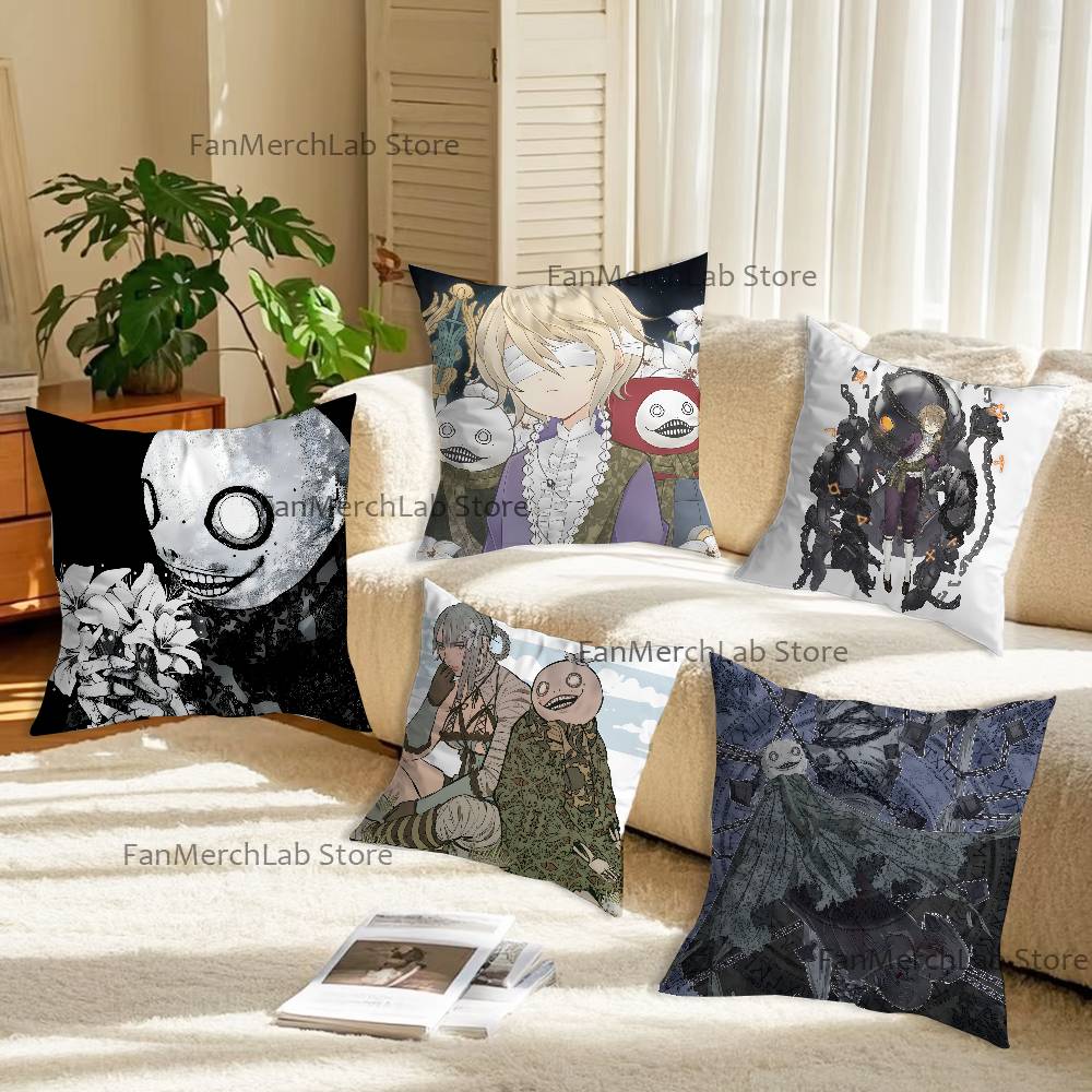 NNier RReplicant Emil Printed Pillow Cover Cushion Case Simple Sofa Pillow Case No Pillow Core