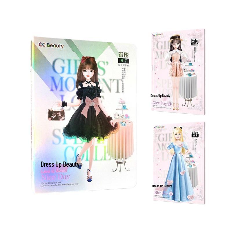 Magnetic Dress-Up Puzzle Book for Girls: Sticker Toy and Fashion Doll for Ages 4-6