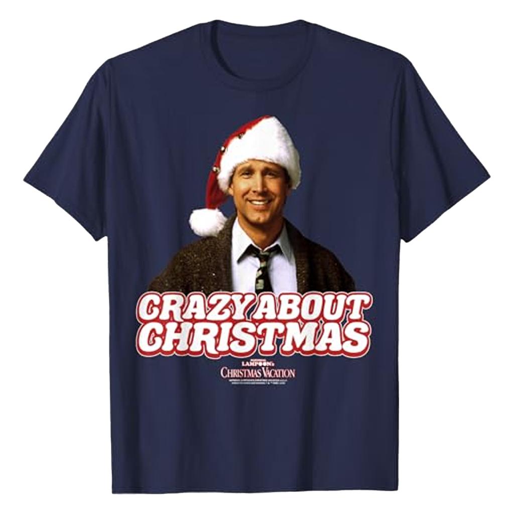 National LampoonÂ´s Christmas Vacation Girls Crazy About Christmas Cotton T-Shirt