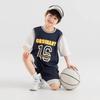 Duoduojia Boys' Summer Mesh Faux Two-Piece Basketball Set