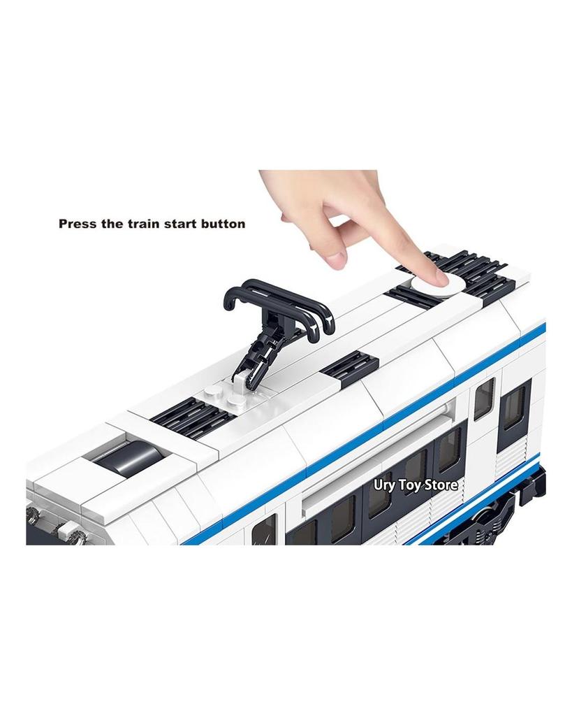 Qunlong 0310 Technic Serie Zug Batterie Elektrische Power Motor Mini Figuren Pädagogische Bausteine ​​Spielzeug Für Kinder