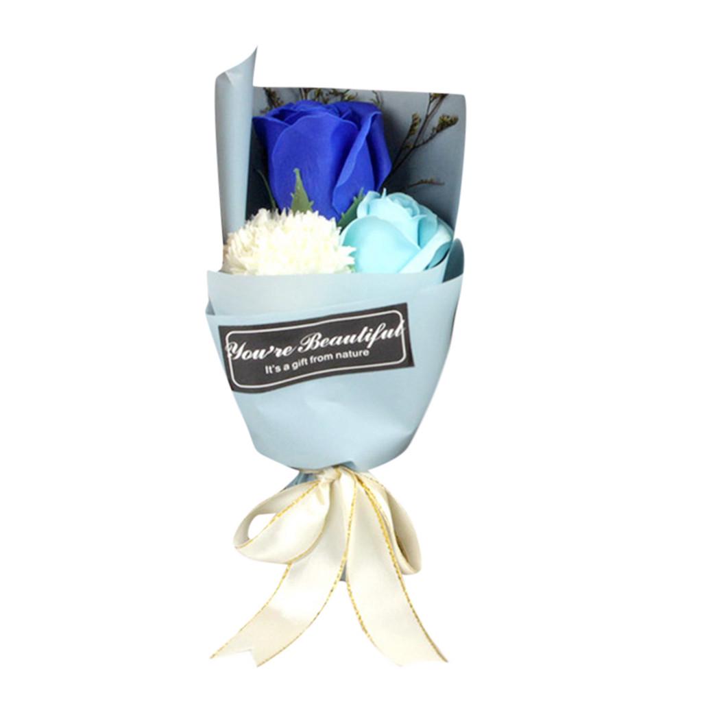 Box Scented Bath Body Petal Rose Flower Soap Wedding Decoration Gift Best