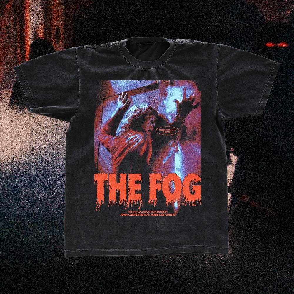 

The Fog 1980 T-Shirt John Carpenter Retro Horror Cult Classic Black Tee XL