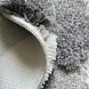 [Weiche Badematte] Weiche Plüsch-Kieselform-Badematte | Rutschfeste Rückseite, Ultrafine Polyester-Mischung, Mehrfarbige Optionen für Schlafzimmer- & Wohnzimmerdekor