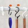 Multi-Purpose S-Shaped Hooks - Flexible Head & Neck, Easy Twist Design, Durable Plastic Wall-Mounted Hooks for Kitchen