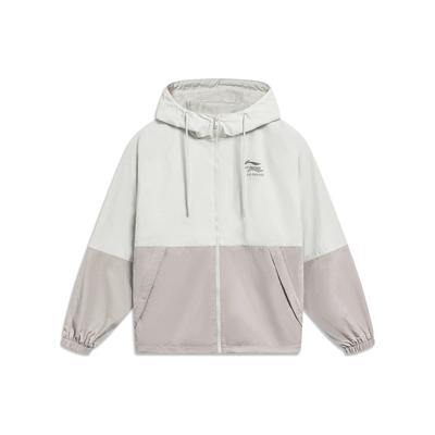Graphic Color Block Windbreaker 'White Grey' Men's AFDT523-2