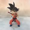 12CM Anime Dragon Ball Action Figures Super Saiyan Cute Son Goku Pvc Model Toys Holiday Gift SHF Round Sensory Compression Bouncy Durable Elastic
