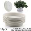 Plastic-Saucer Base Round Plant Flower Pot Plate Water Drip Tray Planter-Garden