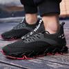 Men's Running Shoes Low Cut Soft Elastic Wear-resistant Fashionable Casual Shoes Soft Lightweight Anti Slip Sports Shoes for Men