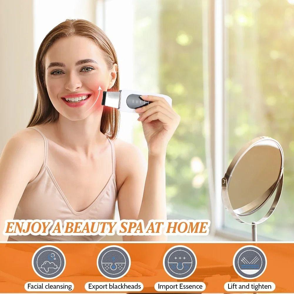 Electric Blackhead Remover Ultrasonic Facial Scraping Machine Pore Extractor  Beauty Equipment