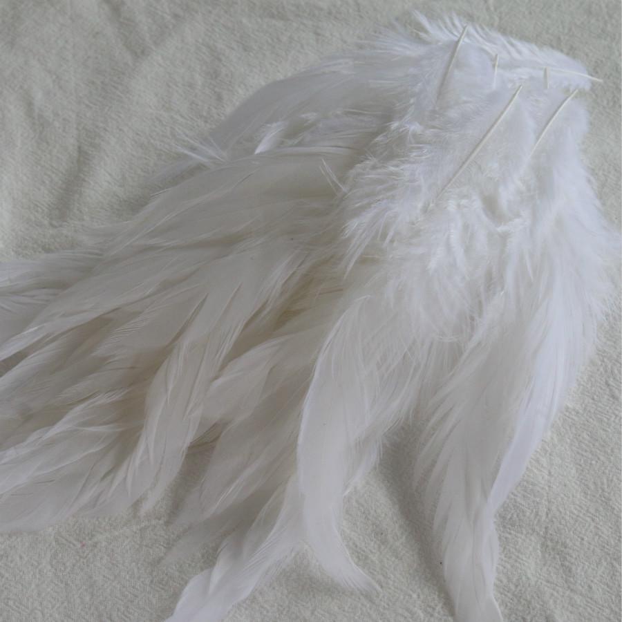 Diy White 6-8 Size Feather Jewelry Accessories for Dream Catcher Decoration