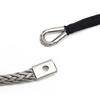 23000LBS Car Synthetic Winch Rope Line Grey Recovery Cable 4WD ATV Heavy Duty Rope Wrapped In A Loop 10MMx30M