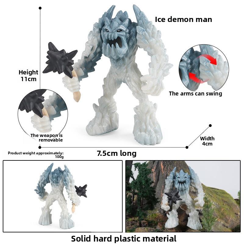 Spirit Stone Bat Bull Monster Spitfire Flying Dragon Animal Ornament Model