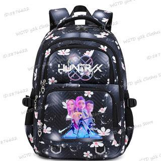 Peripheral printing large-capacity primary and secondary school schoolbags trendy backpacks lightweight and fashionable backpacks