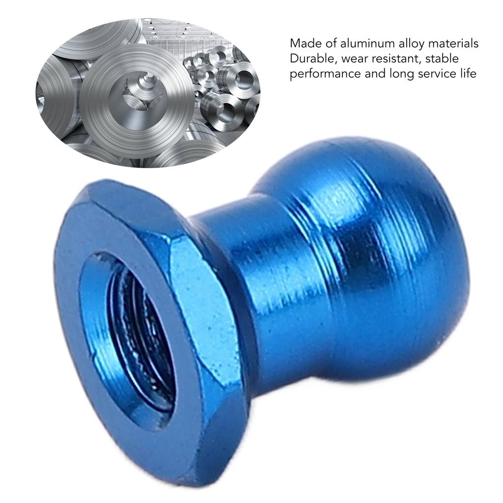 10PCS RC Ball Nut Aluminum Alloy Ball Head RC Lock Nut for Tamiya 53640 1/10 Series RC Cars