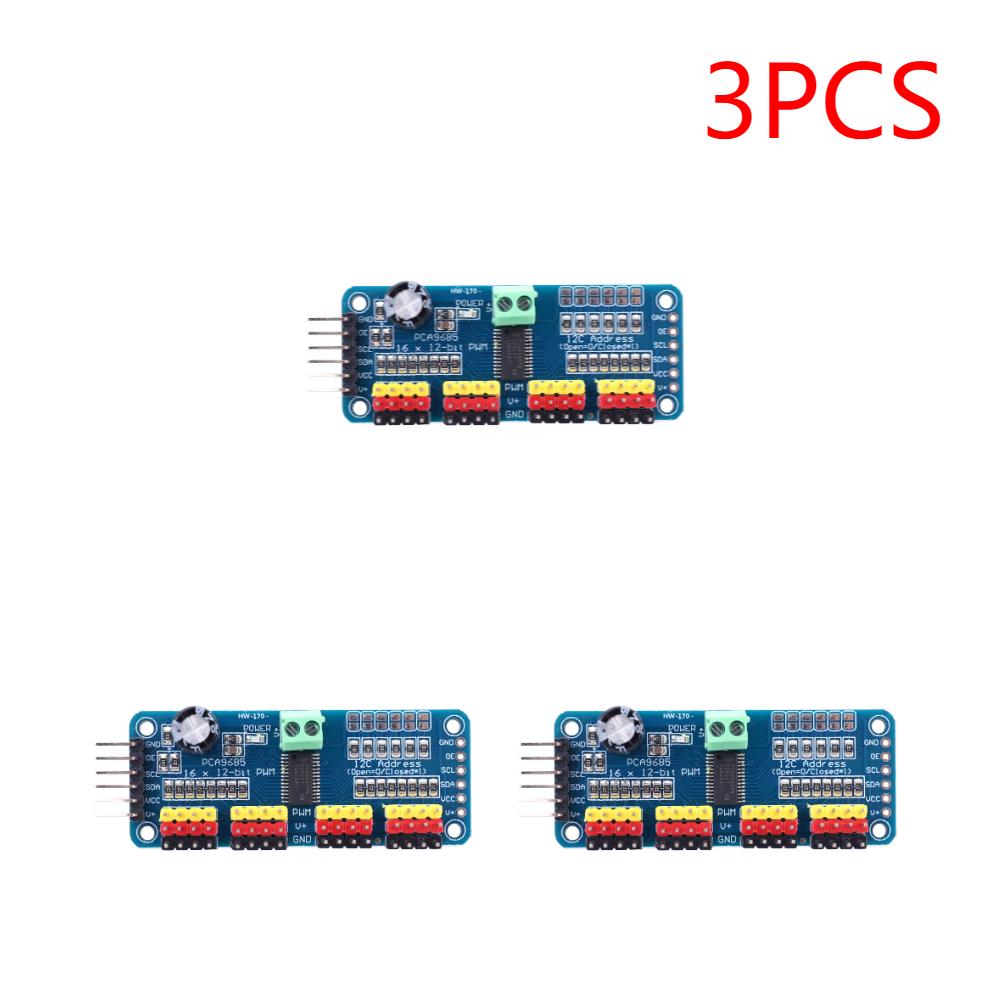 1/3/5PCS PCA9685 Robot Controller IIC Interface 16 Channel 12-Bit PWM Servo Motor Driver Board for Arduino Robot Raspberry Pi