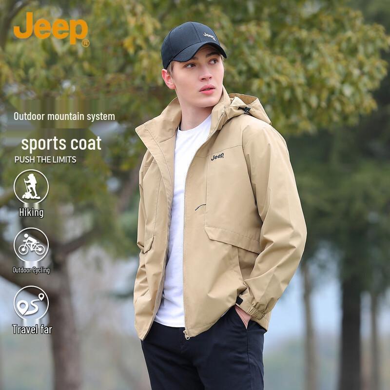 

JEEP Men s Spring/Autumn Casual Outdoor Jacket XL