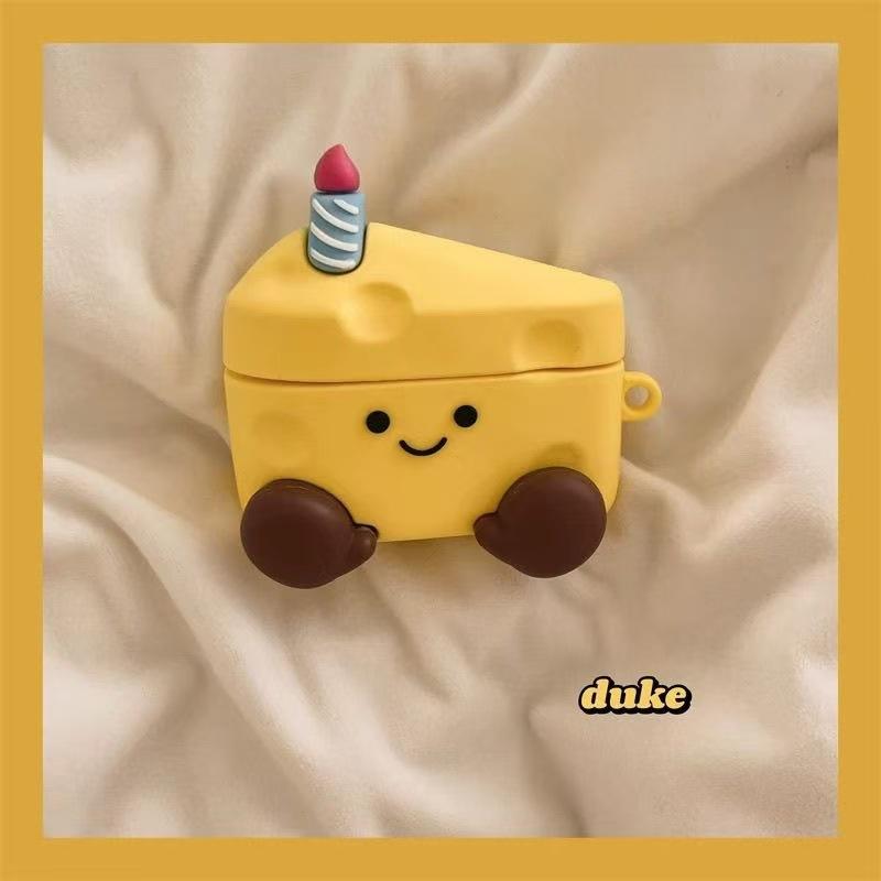 Husă creativă cu model de desene animate pentru căști wireless Bluetooth Apple - Husă din silicon pentru căști Bluetooth AirPods Pro 2 generația a 3-a/a 4-a