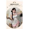 Sexy Underwear Sexy Hollow Stand-up Collar Antique Split Cheongsam Passion Pure Desire Charming Hanfu Nightdress Clothes Loungewear