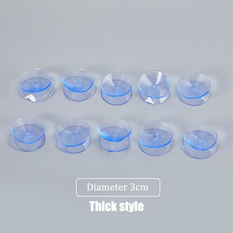 10 Teile/los Pvc Transparent Doppelseitige Saugnapf-Sucker Pads Für Glas Kunststoff