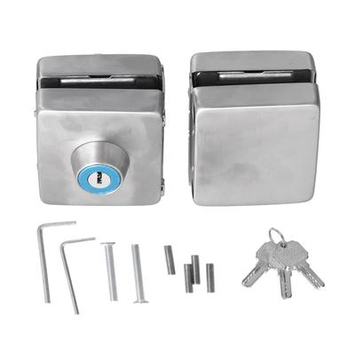 2PCS Push Sliding Gate Lock Split Safety Knob Stain Resistant Stainless Steel Glass Door Lock