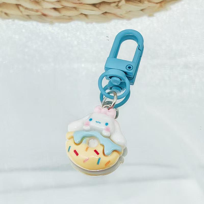 Cartoon Edible Toy Keychain: Cute Doll & Elf Bag Pendant