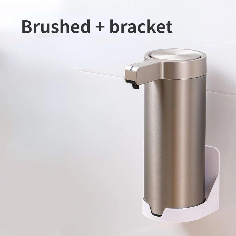 

Automatic Liquid Soap Dispensers 304 Stainless Touchless Induction Sensor Steel Kitchen Metal Lotion Bottle Bathroom Accessories
