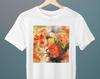 Flower Study, Pierre-Auguste Renoir Painting, Unisex T-Shirt, Art T-Shirt, Gift for Her, Gift for Him, Art Lover Gift