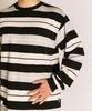 Schott O.G. BORDER LS T-SHIRT, Men's, Size 2XL, 010, Black, 782-5230011