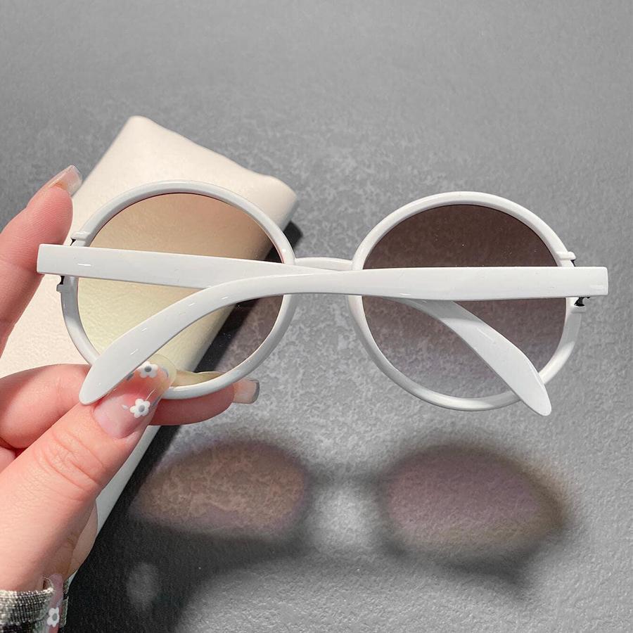 Luxury Brand Designer Round Sunglasses for Women Men  Vintage Fashion Sun Glasses Trendy Punk Oversized Big Frame Shades