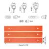 3pcs Auto Depression Recovery 3D Pull Row Car Body Dent Repair Plastic Maintenance Tool