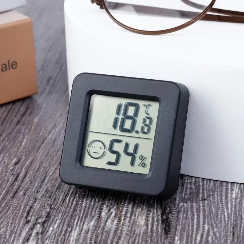 1pcs Mini Thermometer Humidity Meter Sensor Home Electronic Monitor Indoor Portable Desktop Digital Gauge Room Temperature