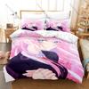 Dake ja Nai Shikimori-san Bedding Set Duvet Cover + 2 Pillowcases Cute Romantic Slice of Life Anime Bedroom Decor