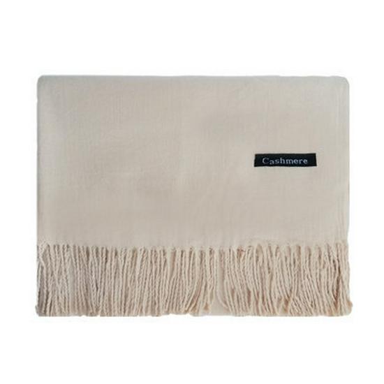 Red Faux Cashmere Winter Scarf for Women - 2026 Korean Style Solid Color Shawl with Logo, Ideal for Annual Meeting Gifts
