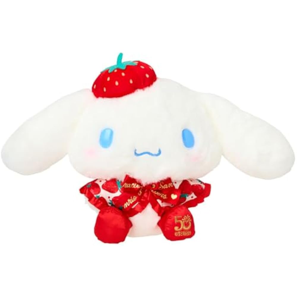 Sanrio (SANRIO) Plush Toy (Ichigo Shimbun 50th Anniversary) Cinnamoroll Polyester/Nylon Target Ag...