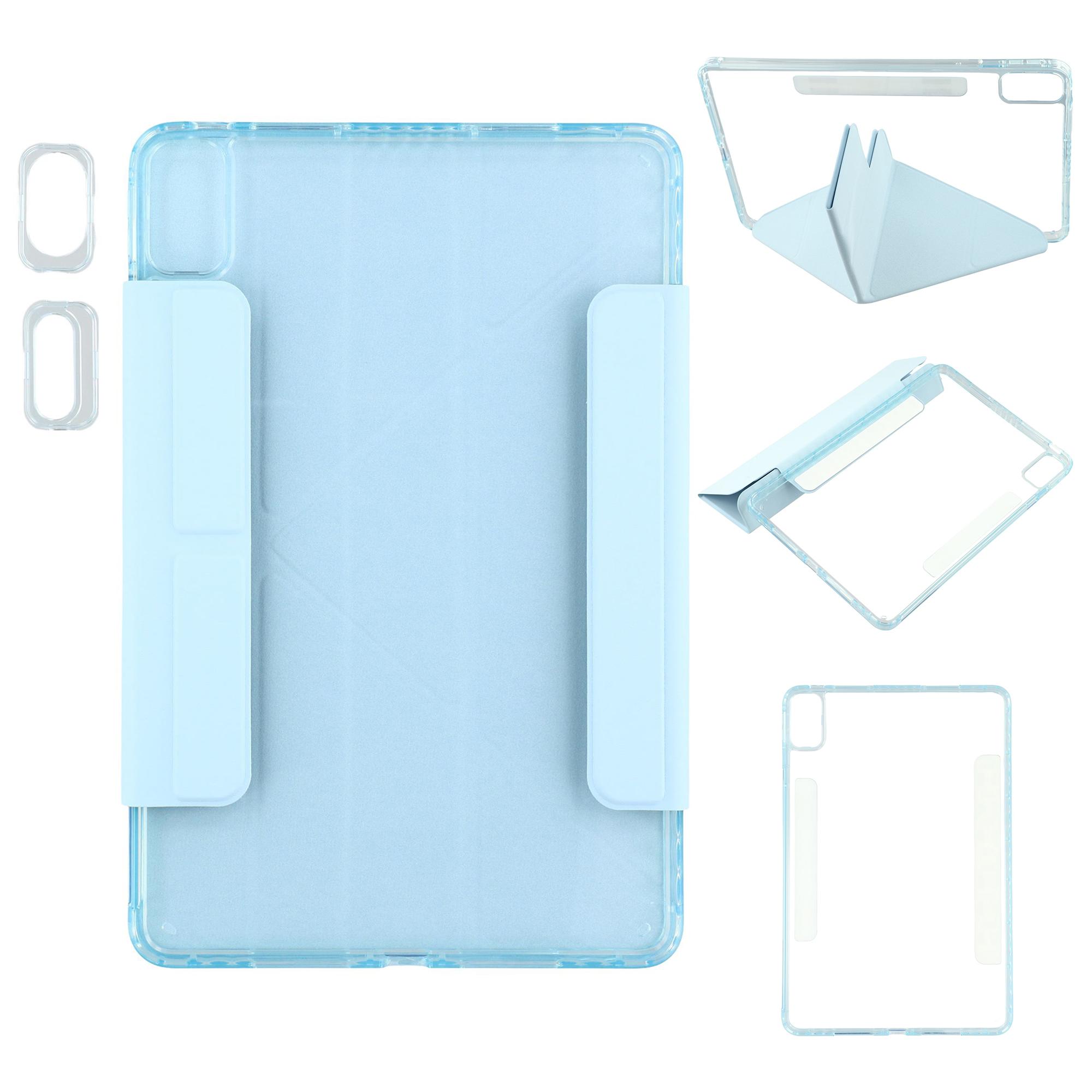 

Чехол для планшета для Huawei MatePad SE 11/MatePad 11 (2023)/(2021) Магнитная обложка-подставка из ПУ, ТПУ и акрила с двойной застежкой Baby Blue