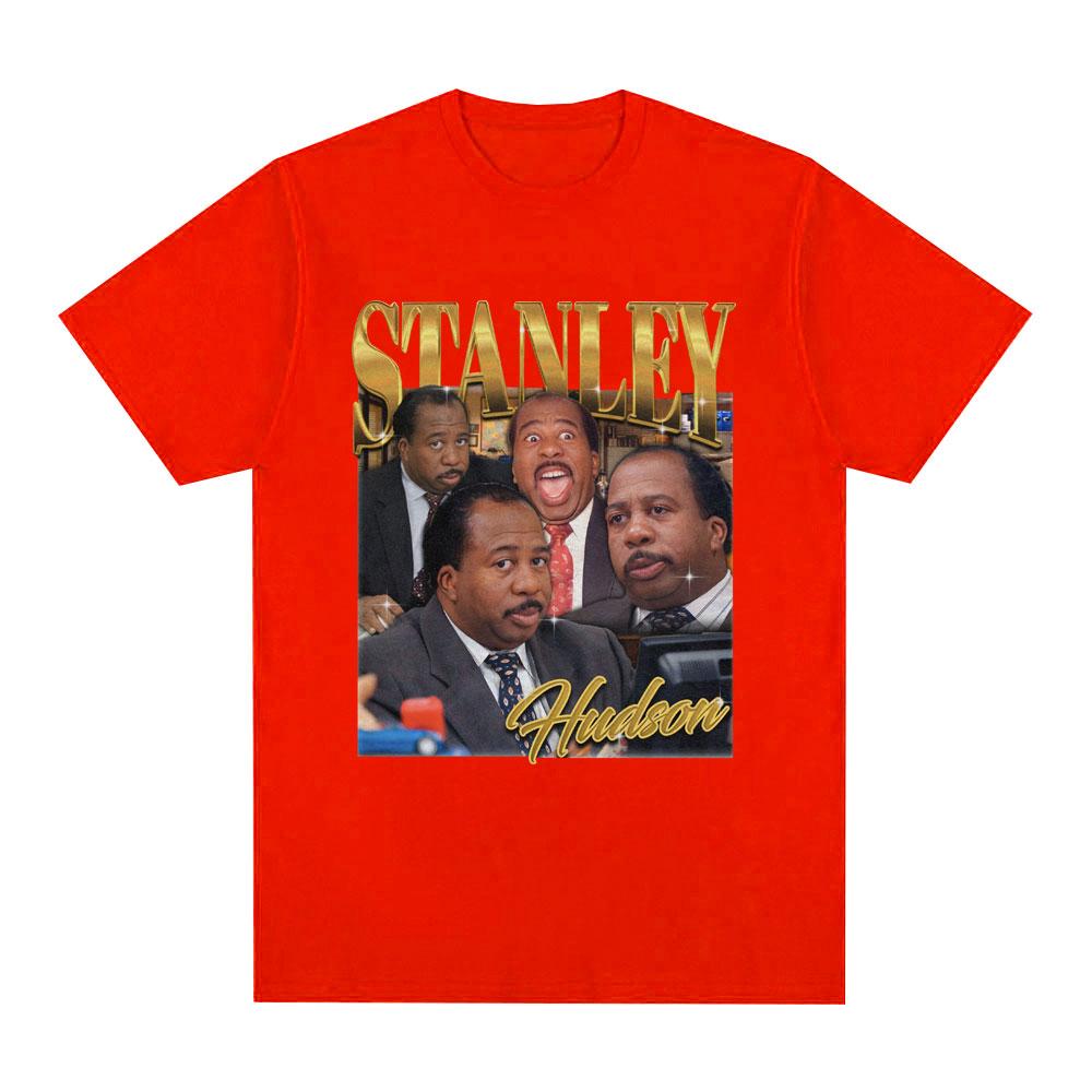 Maglietta Omaggio a Stanley Hudson Serie TV The Office Michael Scott Dwight Schrute Maglietta Unisex Casual Cotone Magliette Oversize