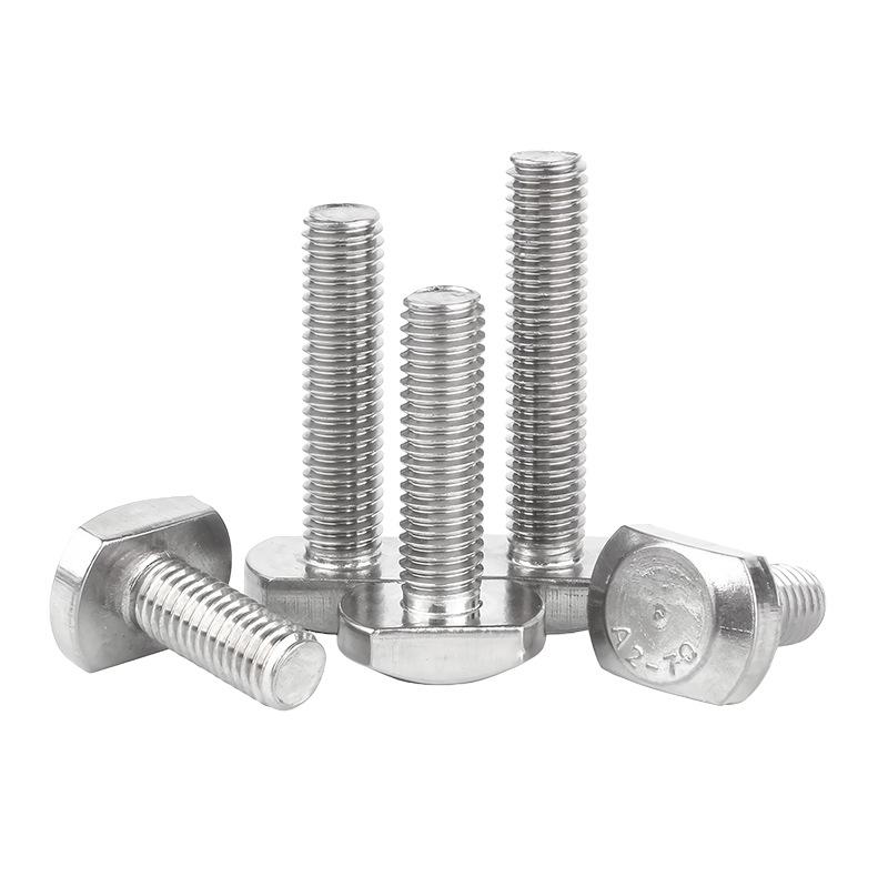 304 Stainless Steel T-Head Screw GB37 Clamping Bolt Slot Screw M4/M5/M6