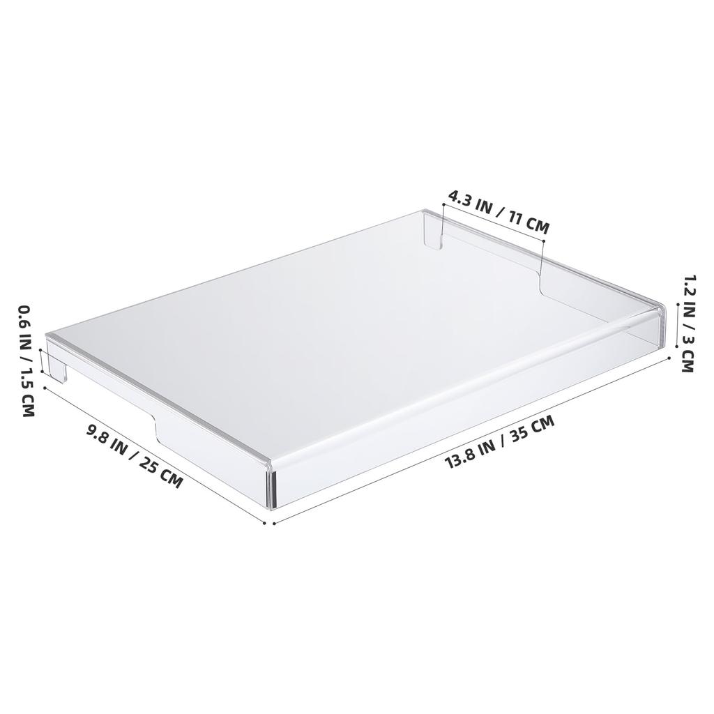 Ciieeo Gaming Laptop Keyboard Cover Acrylic 14 Inch Rectangle Transparent Stain Prevention Dust Protection Dust Cover Protector Thin Protective Cover